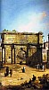 Giovanni Antonio Canal, dit Canaletto (1697-1768) - Rome, l_arc de Septime Severe.JPG